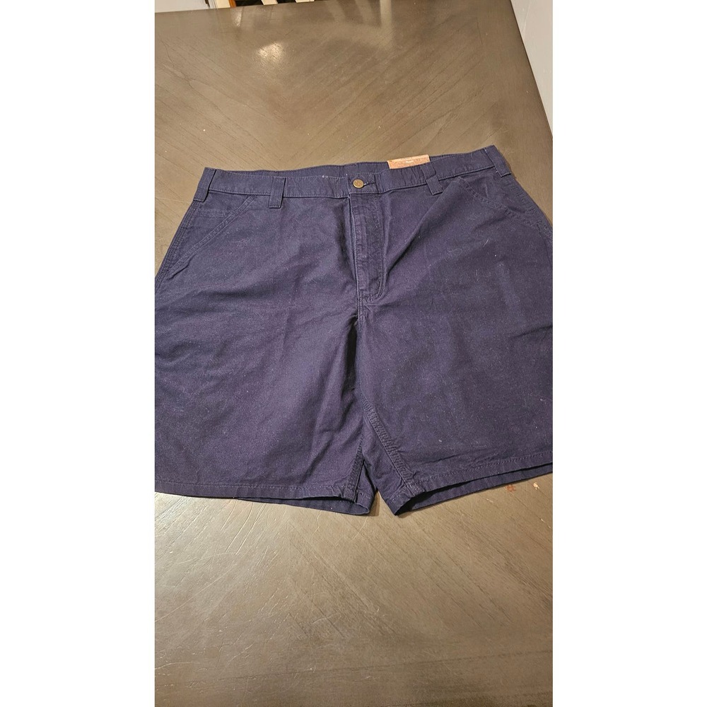 Carhartt Blue Canvas Cell Phone work shorts size 40 original fit NWT - Picture 2 of 2